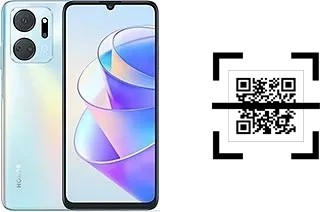 Comment lire les codes QR sur un Honor X7a ?