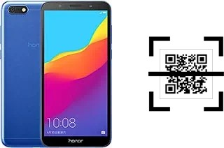 Comment lire les codes QR sur un Honor 7S ?