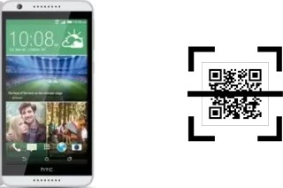 Comment lire les codes QR sur un HTC Desire 820s ?