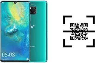 Comment lire les codes QR sur un Huawei Mate 20 X (5G) ?