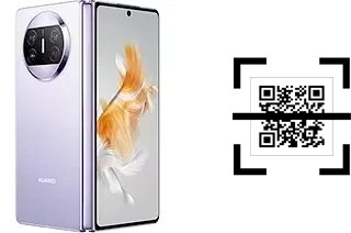 Comment lire les codes QR sur un Huawei Mate X3 ?