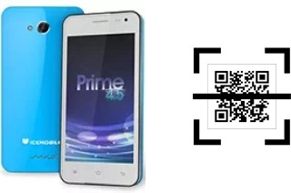 Comment lire les codes QR sur un Icemobile Prime 4.5 ?