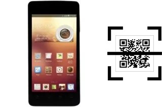 Comment lire les codes QR sur un K-Touch E616 ?