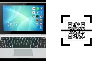 Comment lire les codes QR sur un Klipad Notebook KL2108NBE ?