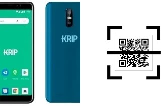 Comment lire les codes QR sur un Krip K55h ?