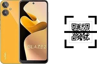 Comment lire les codes QR sur un Lava Blaze 2 ?