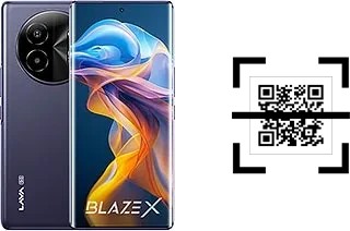 Comment lire les codes QR sur un Lava Blaze X ?