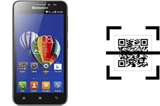 Comment lire les codes QR sur un Lenovo A606 ?