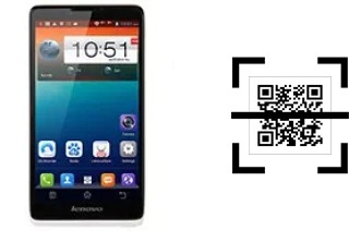 Comment lire les codes QR sur un Lenovo A889 ?