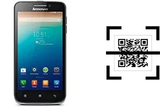 Comment lire les codes QR sur un Lenovo S650 ?