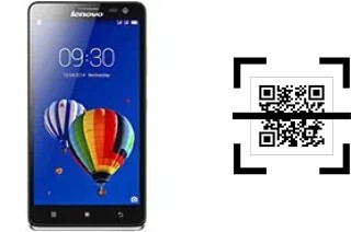 Comment lire les codes QR sur un Lenovo S856 ?