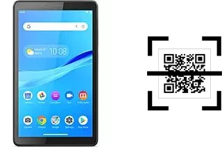 Comment lire les codes QR sur un Lenovo Tab M7 ?