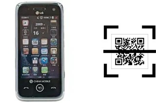 Comment lire les codes QR sur un LG GW880 ?