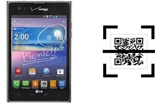 Comment lire les codes QR sur un LG Intuition VS950 ?