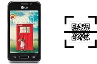 Comment lire les codes QR sur un LG L40 D160 ?