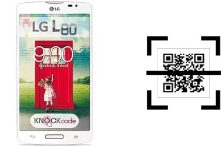 Comment lire les codes QR sur un LG L80 ?