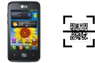 Comment lire les codes QR sur un LG Optimus Hub E510 ?