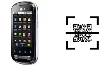 Comment lire les codes QR sur un LG Optimus Me P350 ?