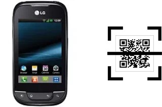 Comment lire les codes QR sur un LG Optimus Net ?