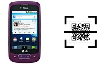 Comment lire les codes QR sur un LG Optimus T ?