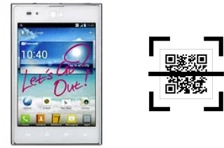 Comment lire les codes QR sur un LG Optimus Vu P895 ?