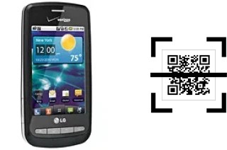 Comment lire les codes QR sur un LG Vortex VS660 ?