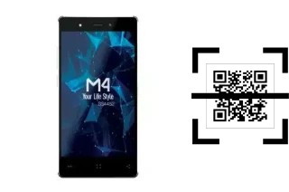 Comment lire les codes QR sur un M4Tel M4 SS4452 ?