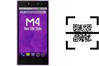 Comment lire les codes QR sur un M4Tel SS4345 ?