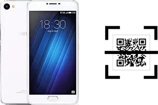 Comment lire les codes QR sur un Meizu U20 ?