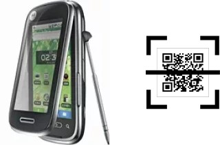 Comment lire les codes QR sur un Motorola XT806 ?