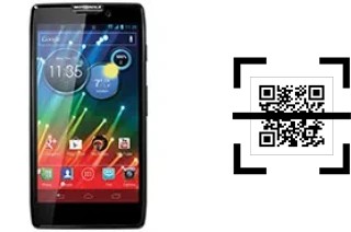 Comment lire les codes QR sur un Motorola RAZR HD XT925 ?