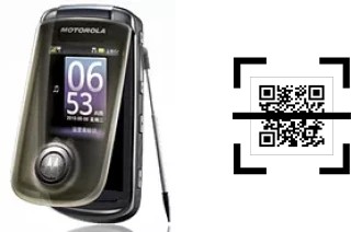 Comment lire les codes QR sur un Motorola A1680 ?