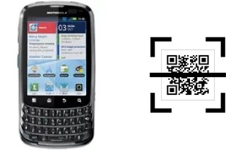 Comment lire les codes QR sur un Motorola Admiral XT603 ?