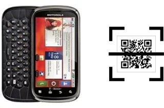 Comment lire les codes QR sur un Motorola Cliq 2 ?