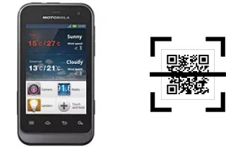 Comment lire les codes QR sur un Motorola Defy Mini XT320 ?