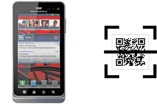 Comment lire les codes QR sur un Motorola MILESTONE 3 XT860 ?