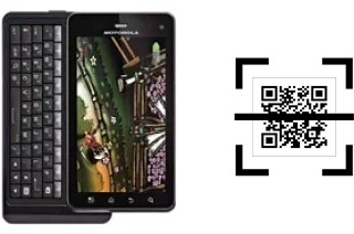 Comment lire les codes QR sur un Motorola Milestone XT883 ?