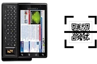 Comment lire les codes QR sur un Motorola MOTO XT702 ?