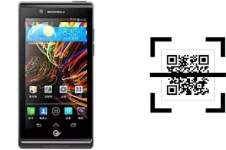 Comment lire les codes QR sur un Motorola RAZR V XT889 ?