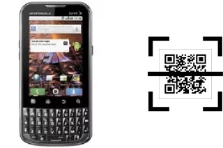 Comment lire les codes QR sur un Motorola XPRT MB612 ?