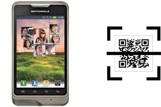 Comment lire les codes QR sur un Motorola XT390 ?