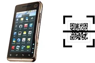 Comment lire les codes QR sur un Motorola XT720 MOTOROI ?