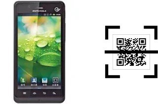 Comment lire les codes QR sur un Motorola XT928 ?