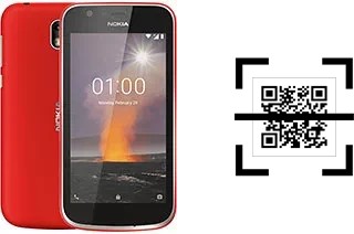 Comment lire les codes QR sur un Nokia 1 ?