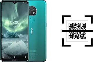 Comment lire les codes QR sur un Nokia 7.2 ?