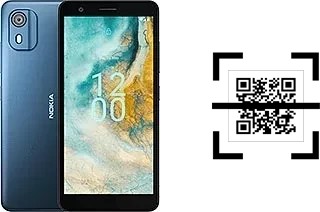 Comment lire les codes QR sur un Nokia C02 ?