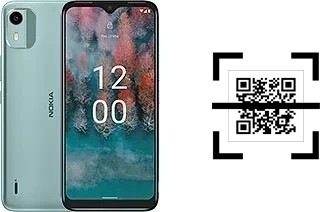 Comment lire les codes QR sur un Nokia C12 ?