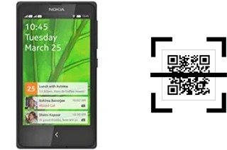 Comment lire les codes QR sur un Nokia X+ ?