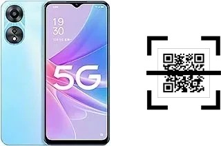 Comment lire les codes QR sur un Oppo A58x ?