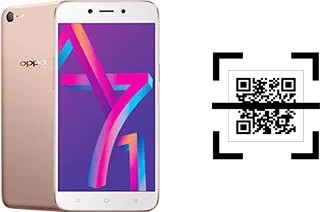 Comment lire les codes QR sur un Oppo A71 (2018) ?